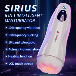 Automatic Telescopic Heating Aircraft Cup Vibrator Intelligent Touch Key Masturbation Cup Male Cup Masturbator Adult Sex Toys