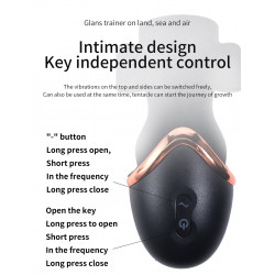 Rechargeable ABS Silicone Jet Cup Vibrator Masturbators Cup Product